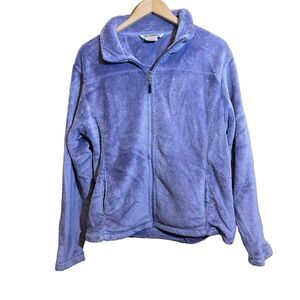 10,000 ft above sea level Purple Zip Up Sweatshirt Size‎ L
